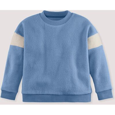 hessnatur Kinder Softfleece Sweatshirt aus Bio-Baumwolle - blau Größe 98/104 hessnatur Kinder Softfleece Sweatshirt aus Bio-Baumwolle - blau Größe 98/104