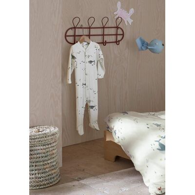 hessnatur Baby Schlafoverall aus Bio-Baumwolle - grau Größe 50/56 hessnatur Baby Schlafoverall aus Bio-Baumwolle - grau Größe 50/56