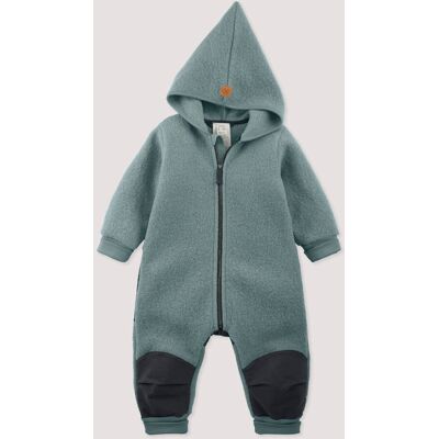 hessnatur Baby Wollwalk Overall aus Bio-Merinowolle mit Softshell - blau Größe 74/80 hessnatur Baby Wollwalk Overall aus Bio-Merinowolle mit Softshell - blau Größe 74/80