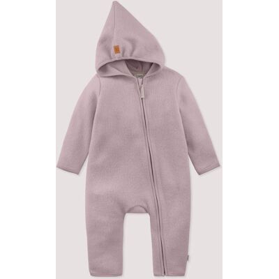 hessnatur Baby Fleece Overall aus Bio-Baumwolle - rosa Größe 86/92 hessnatur Baby Fleece Overall aus Bio-Baumwolle - rosa Größe 86/92