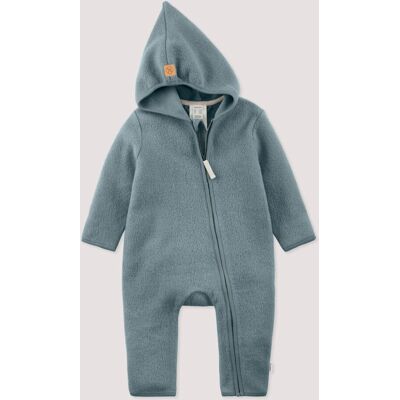 hessnatur Baby Fleece Overall aus Bio-Baumwolle - blau Größe 50/56 hessnatur Baby Fleece Overall aus Bio-Baumwolle - blau Größe 50/56