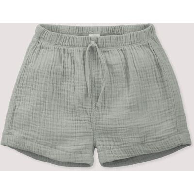 hessnatur Baby Musselin Shorts aus Bio-Baumwolle - grau Größe 86/92 hessnatur Baby Musselin Shorts aus Bio-Baumwolle - grau Größe 86/92