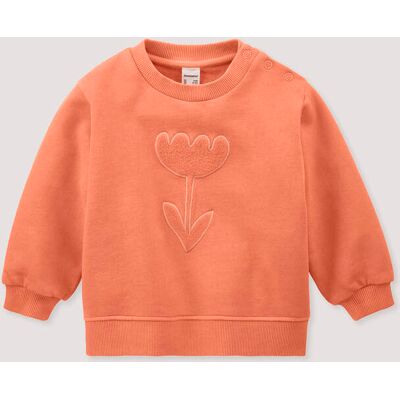 hessnatur Baby Sweatshirt BETTER RECYCLING aus Bio-Baumwolle - orange Größe 98/104 hessnatur Baby Sweatshirt BETTER RECYCLING aus Bio-Baumwolle - orange Größe 98/104