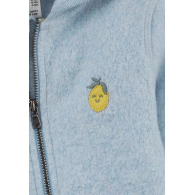 hessnatur Baby Softfleece Overall aus Bio-Baumwolle - blau Größe 86/92 hessnatur Baby Softfleece Overall aus Bio-Baumwolle - blau Größe 86/92