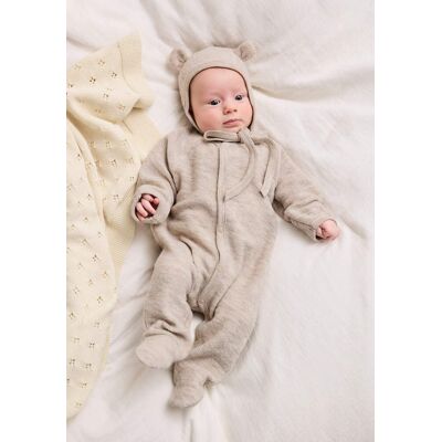 hessnatur Baby Erstlingsausstattung Wollfrottee aus Bio-Merinowolle - beige Größe 62/68 hessnatur Baby Erstlingsausstattung Wollfrottee aus Bio-Merinowolle - beige Größe 62/68