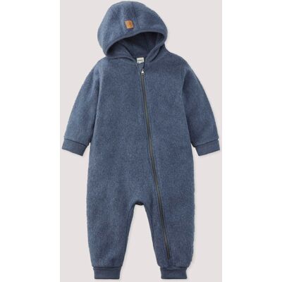 hessnatur Baby Softfleece Overall aus Bio-Baumwolle - blau Größe 86/92 hessnatur Baby Softfleece Overall aus Bio-Baumwolle - blau Größe 86/92