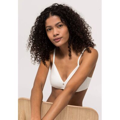 hessnatur Damen Triangel BH bügellos COTTON FEEL aus Bio-Baumwolle - weiß Größe 70A hessnatur Damen Triangel BH bügellos COTTON FEEL aus Bio-Baumwolle - weiß Größe 70A