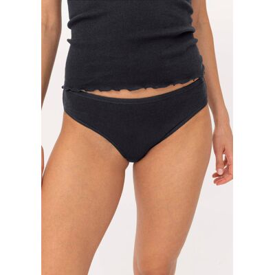 hessnatur Damen Slip Regular Cut im 2-Pack PURE COTTON aus Bio-Baumwolle - schwarz Größe 34 hessnatur Damen Slip Regular Cut im 2-Pack PURE COTTON aus Bio-Baumwolle - schwarz Größe 34