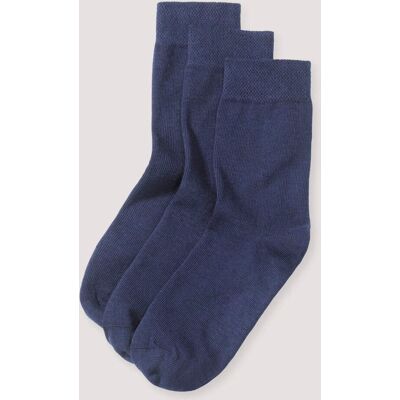 hessnatur Kinder Socke aus Bio-Baumwolle - blau Größe 31-34 hessnatur Kinder Socke aus Bio-Baumwolle - blau Größe 31-34