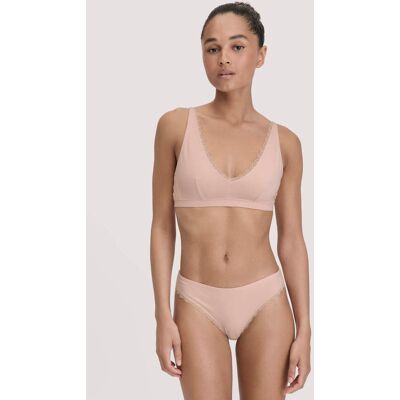 hessnatur Damen Slip Regular Cut COTTON FEEL LACE aus Bio-Baumwolle - rosa Größe 34 hessnatur Damen Slip Regular Cut COTTON FEEL LACE aus Bio-Baumwolle - rosa Größe 34