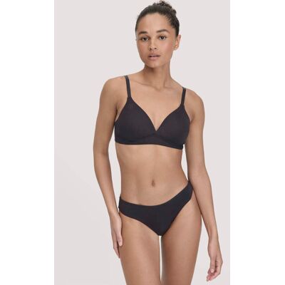 hessnatur Damen Slip Regular Cut COTTON FEEL aus Bio-Baumwolle - schwarz Größe 34 hessnatur Damen Slip Regular Cut COTTON FEEL aus Bio-Baumwolle - schwarz Größe 34