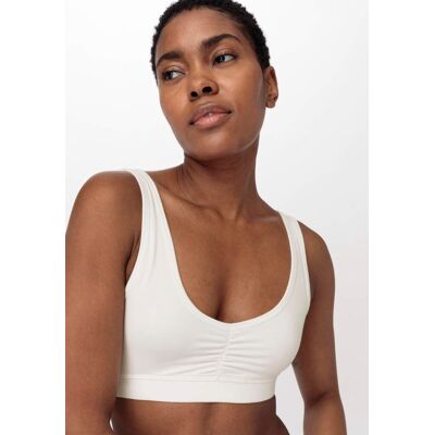 hessnatur Damen Bustier PURE BALANCE aus Bio-Baumwolle und TENCEL™ Modal - weiß Größe 46 hessnatur Damen Bustier PURE BALANCE aus Bio-Baumwolle und TENCEL™ Modal - weiß Größe 46