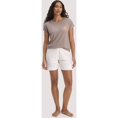hessnatur Damen Pyjama PURE FLOW aus TENCEL™ Modal - beige Größe 42 hessnatur Damen Pyjama PURE FLOW aus TENCEL™ Modal - beige Größe 42