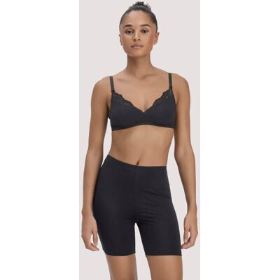hessnatur Damen Shorts High Waist PURE FLOW aus TENCEL™ Modal - schwarz Größe 48 hessnatur Damen Shorts High Waist PURE FLOW aus TENCEL™ Modal - schwarz Größe 48