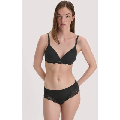 hessnatur Damen Spacer-BH PURE SENSE LACE aus TENCEL™ Modal - schwarz Größe 75B hessnatur Damen Spacer-BH PURE SENSE LACE aus TENCEL™ Modal - schwarz Größe 75B