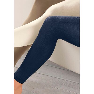 hessnatur Feinstrumpf-Leggings aus Bio-Baumwolle - blau Größe 44/46 hessnatur Feinstrumpf-Leggings aus Bio-Baumwolle - blau Größe 44/46