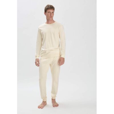hessnatur Herren Pyjama PURE NATURE aus Bio-Baumwolle - natur Größe 50 hessnatur Herren Pyjama PURE NATURE aus Bio-Baumwolle - natur Größe 50