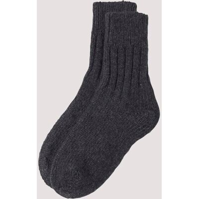 hessnatur Stricksocke aus Bio-Merinowolle - grau Größe 38/39 hessnatur Stricksocke aus Bio-Merinowolle - grau Größe 38/39