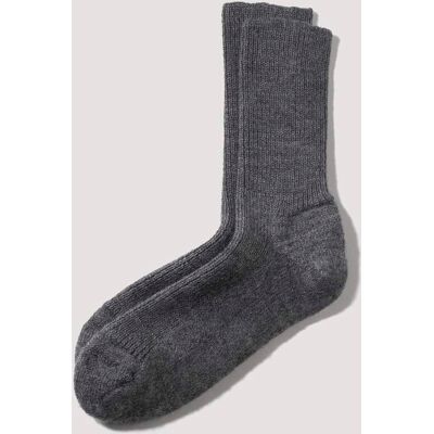hessnatur Wollsocke aus Bio-Merinowolle - grau Größe 44/45 hessnatur Wollsocke aus Bio-Merinowolle - grau Größe 44/45