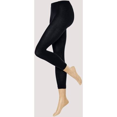 hessnatur Feinstrumpf-Leggings aus Bio-Baumwolle - schwarz Größe 40/42 hessnatur Feinstrumpf-Leggings aus Bio-Baumwolle - schwarz Größe 40/42
