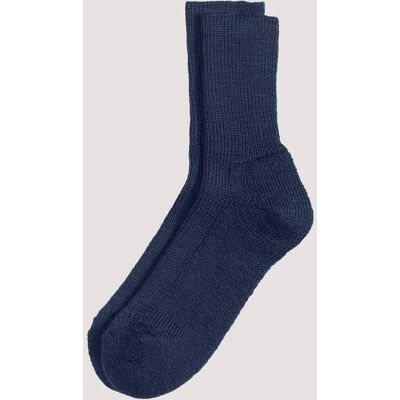 hessnatur Wollsocke aus Bio-Merinowolle - blau Größe 42/43 hessnatur Wollsocke aus Bio-Merinowolle - blau Größe 42/43