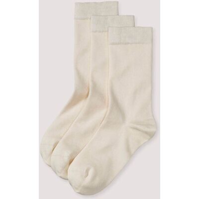 hessnatur Damen Socke aus Bio-Baumwolle - weiß Größe 35-37 hessnatur Damen Socke aus Bio-Baumwolle - weiß Größe 35-37