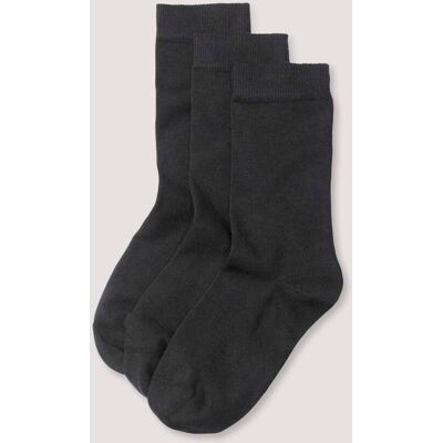 hessnatur Damen Socke aus Bio-Baumwolle - schwarz Größe 38-40 hessnatur Damen Socke aus Bio-Baumwolle - schwarz Größe 38-40