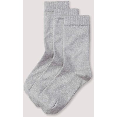 hessnatur Damen Socke aus Bio-Baumwolle - grau Größe 38-40 hessnatur Damen Socke aus Bio-Baumwolle - grau Größe 38-40