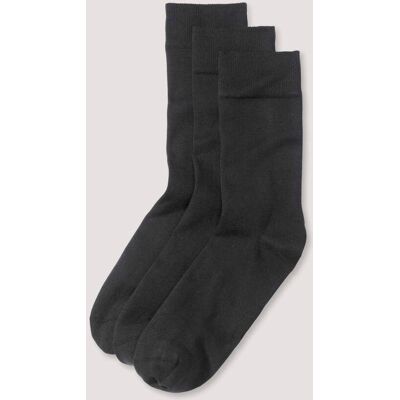 hessnatur Herren Socke aus Bio-Baumwolle - schwarz Größe 46-48 hessnatur Herren Socke aus Bio-Baumwolle - schwarz Größe 46-48