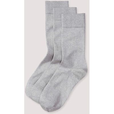 hessnatur Herren Socke aus Bio-Baumwolle - grau Größe 40-42 hessnatur Herren Socke aus Bio-Baumwolle - grau Größe 40-42