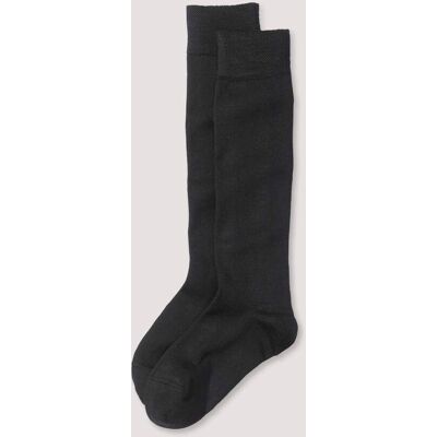 hessnatur Kniestrumpf im aus Bio-Merinowolle mit Bio-Baumwolle - schwarz Größe 39-42 hessnatur Kniestrumpf im aus Bio-Merinowolle mit Bio-Baumwolle - schwarz Größe 39-42