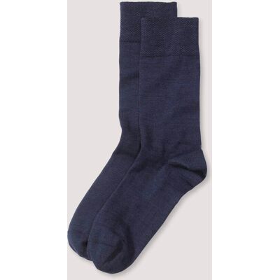 hessnatur Herren Socke im aus Bio-Merinowolle mit Bio-Baumwolle - blau Größe 40-42 hessnatur Herren Socke im aus Bio-Merinowolle mit Bio-Baumwolle - blau Größe 40-42