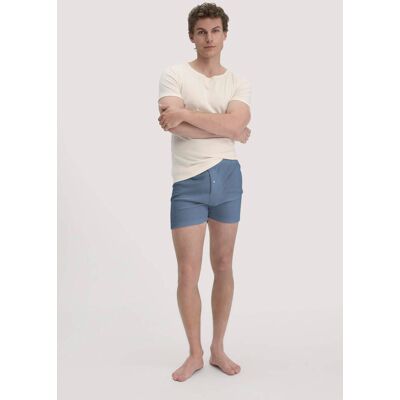 hessnatur Herren Boxershorts aus Bio-Baumwolle mit TENCEL™ Modal - blau Größe 5 = M hessnatur Herren Boxershorts aus Bio-Baumwolle mit TENCEL™ Modal - blau Größe 5 = M