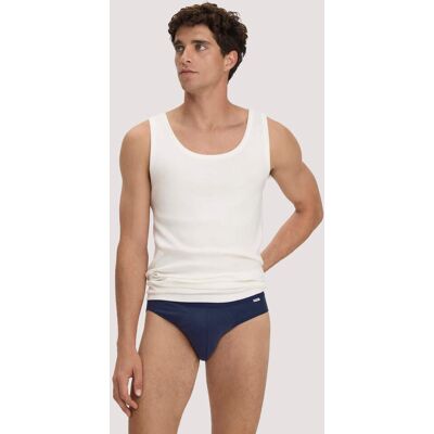hessnatur Herren Slip Regular Cut COTTON MIX aus Bio-Baumwolle - blau Größe 5 = M hessnatur Herren Slip Regular Cut COTTON MIX aus Bio-Baumwolle - blau Größe 5 = M