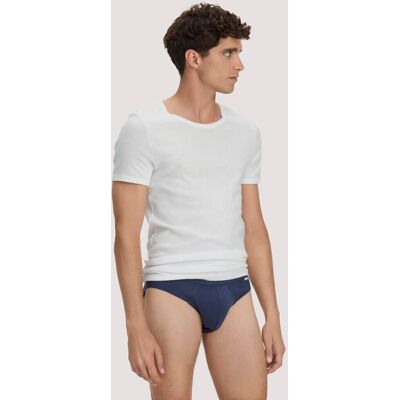 hessnatur Herren Slip Regular Cut COTTON MIX aus Bio-Baumwolle - blau Größe 5 = M hessnatur Herren Slip Regular Cut COTTON MIX aus Bio-Baumwolle - blau Größe 5 = M