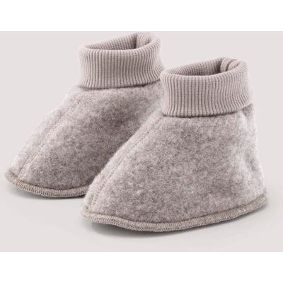 hessnatur Baby Wollfleece Schuhe aus Bio-Merinowolle - grau Größe 50/56 hessnatur Baby Wollfleece Schuhe aus Bio-Merinowolle - grau Größe 50/56