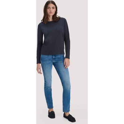 hessnatur Damen Slipper aus chromfrei gegerbtem Nubuk-Leder - schwarz Größe 40 hessnatur Damen Slipper aus chromfrei gegerbtem Nubuk-Leder - schwarz Größe 40