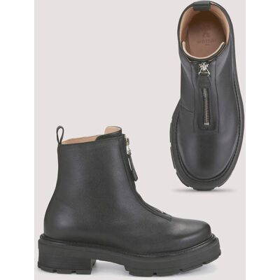 hessnatur Damen Stiefelette aus Nappa-Rindleder - schwarz Größe 37 hessnatur Damen Stiefelette aus Nappa-Rindleder - schwarz Größe 37