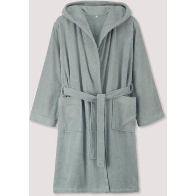 hessnatur - Kurzer Bademantel Relaxed - Grün - XL - Bathrobe hessnatur - Kurzer Bademantel Relaxed - Grün - XL - Bathrobe