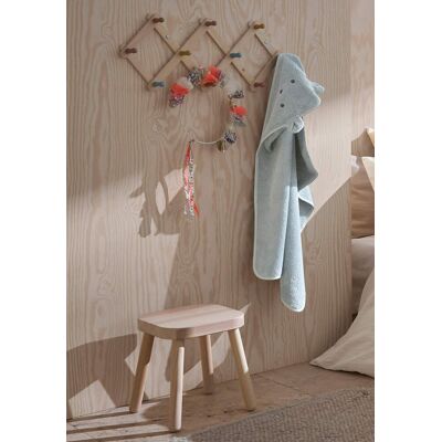 hessnatur Baby Badetuch mit Kapuze aus Bio-Baumwolle - grün Größe 70 x cm hessnatur Baby Badetuch mit Kapuze aus Bio-Baumwolle - grün Größe 70 x cm