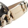 Michael Kors Gürtel - Non-Reversible Waist Belt With Chain Detail - Gr. L - in Schwarz - für Damen