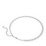Swarovski Halskette - Imber Tennis necklace, Round cut, Rhodium plated - Gr. unisize - in Weiß - für Damen