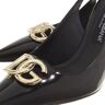 Dolce&Gabbana Pumps & High Heels - Logo-Detailed Slingback Pumps - Gr. 36 (EU) - in Schwarz - für Damen