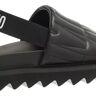 Moschino Slipper & Pantoletten - San Lod Fussbett50 Nappa - Gr. 36 (EU) - in Schwarz - für Damen