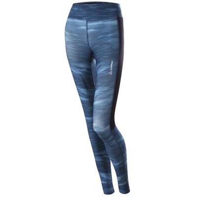 Löffler Long Tights Print - Blau Löffler Long Tights Print - Blau