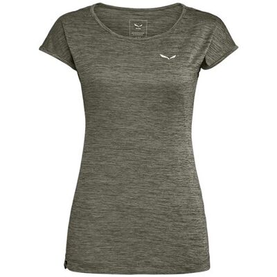 Salewa Puez Melange Dry S/S Tee - Grün Salewa Puez Melange Dry S/S Tee - Grün