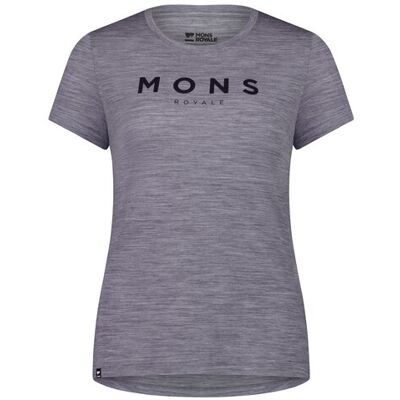 Mons Royale Icon Merino Air-Con Tee - Hellgrau Mons Royale Icon Merino Air-Con Tee - Hellgrau