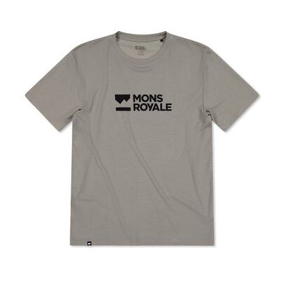 Mons Royale Icon Merino T-Shirt - Hellgrau Mons Royale Icon Merino T-Shirt - Hellgrau