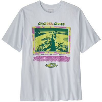 Patagonia Run Like Roots Responsibili-Tee - Weiß Patagonia Run Like Roots Responsibili-Tee - Weiß