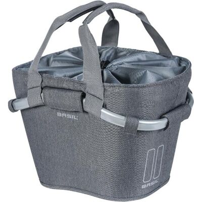 BASIL Classic Carry All KlickFix Vorderradkorb - Hellgrau BASIL Classic Carry All KlickFix Vorderradkorb - Hellgrau